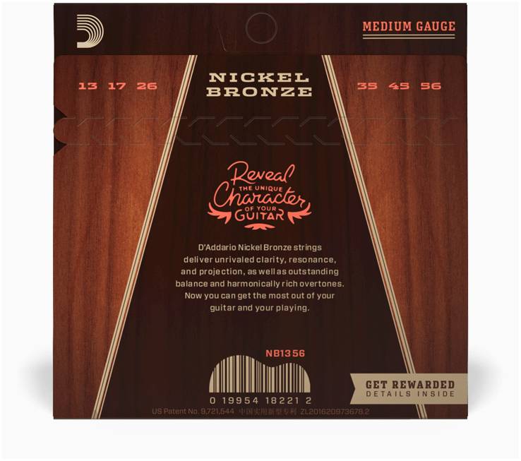 D'ADDARIO NB1356 - Струны для акустической гитары