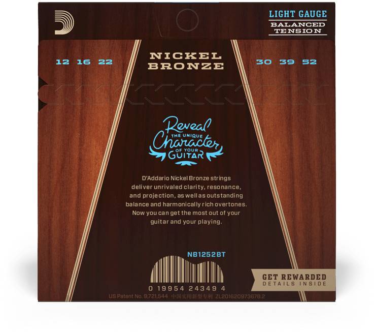 D'ADDARIO NB1252BT - Струны для акустической гитары