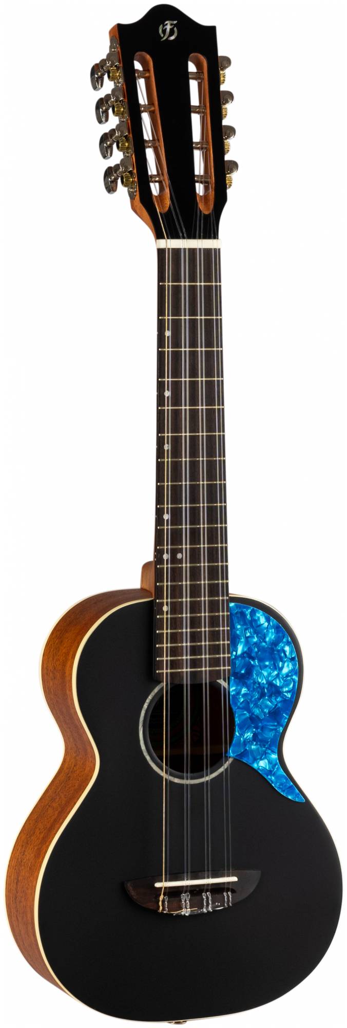 FLIGHT IRIS Tenor 8 EQ-A BK - Укулеле 8-ми струнный тенор