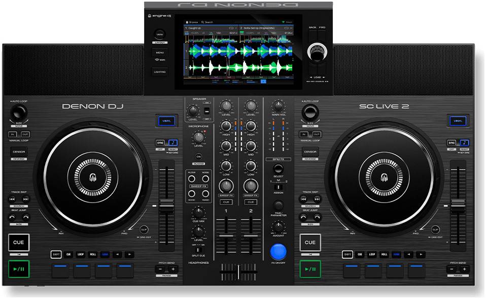 DENON DJ SC Live 2 - рабочая станция полностью автономная 2-х дековая DJ...