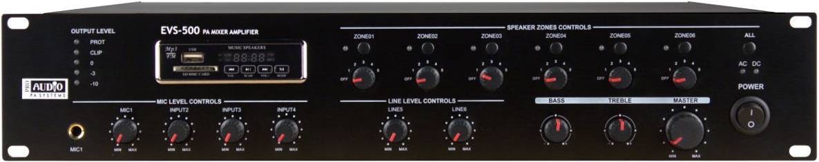 PROAUDIO EVS-500 - Микшерный пульт