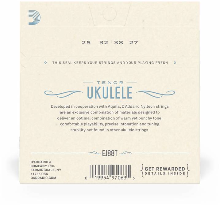D'ADDARIO EJ88 T - Струны для укулеле тенор