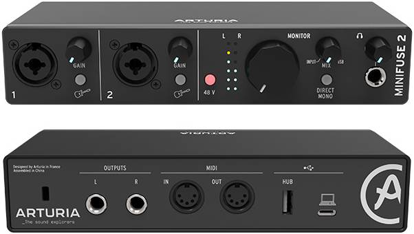 ARTURIA MiniFuse 2 Black - Звуковая карта