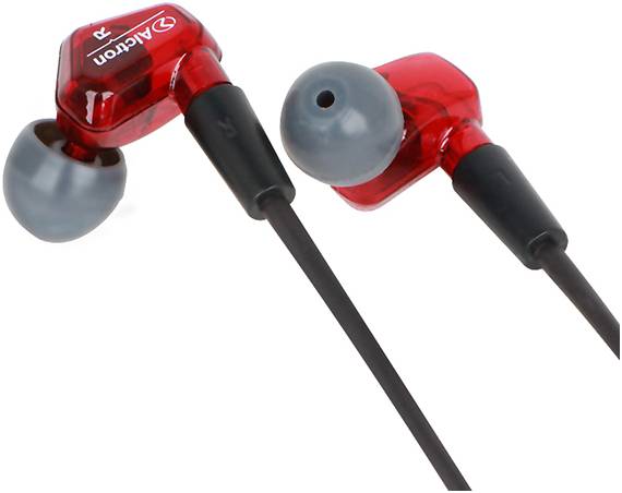 ALCTRON AE07R Наушники внутриканальные активные, красные, Alctron