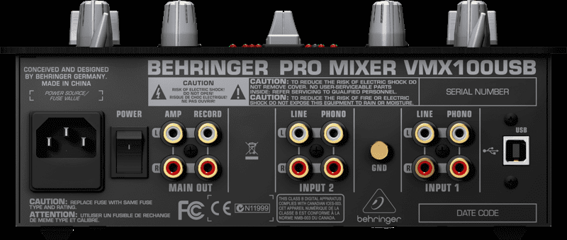 BEHRINGER VMX100USB - DJ-микшер.