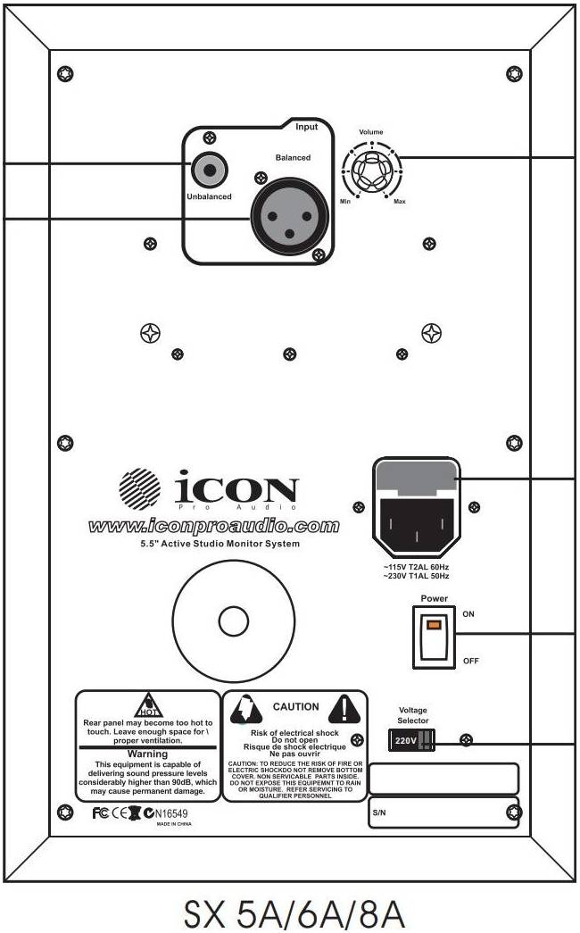 iCON SX-8A Студийный монитор