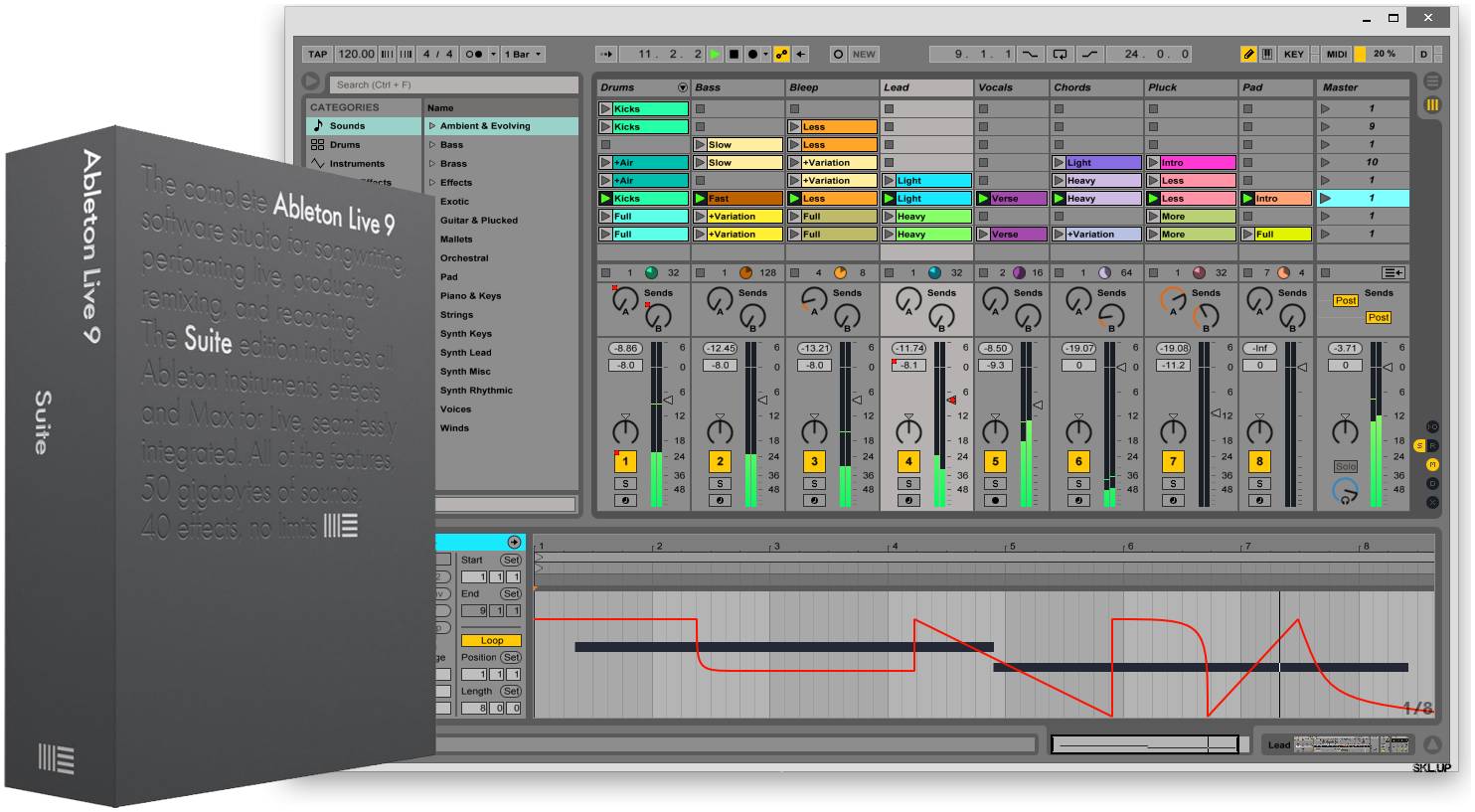 ABLETON Live 9 Suite EDU - Программа