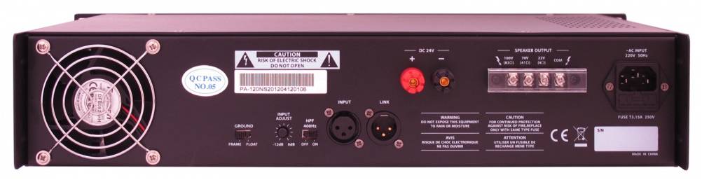 PROAUDIO PA-120N - Усилитель мощности трансляционный
