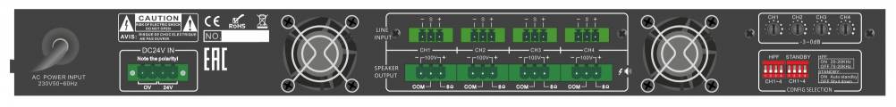 PROAUDIO D4120 - Усилитель мощности трансляционный