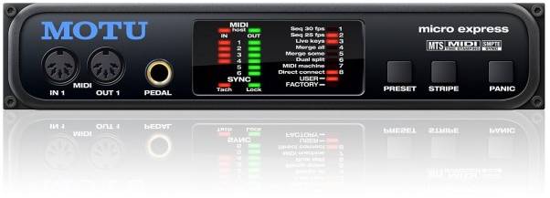 MOTU micro express - USB/MIDI-контроллер