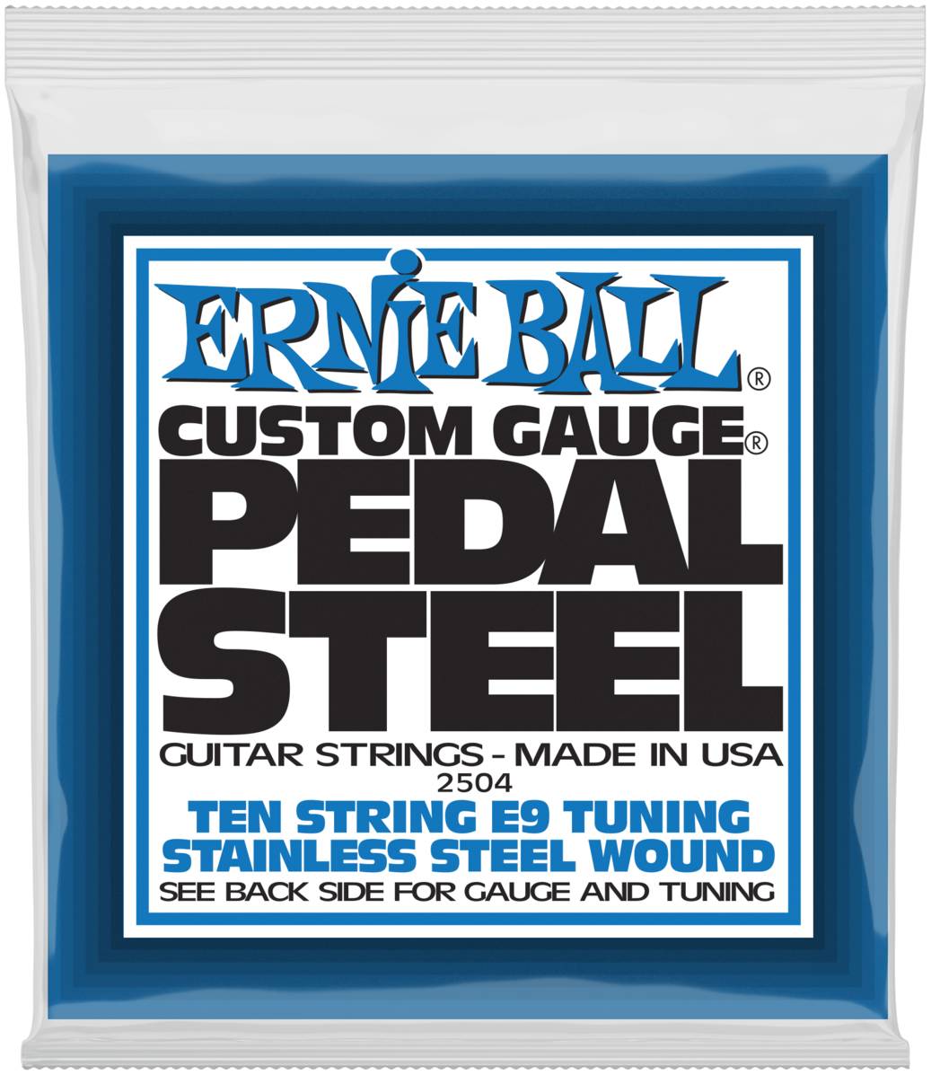 ERNIE BALL 2504 Stainless Steel E9 Tuning 13-39 - Струны для 10 струнной педальной слайд-гитары