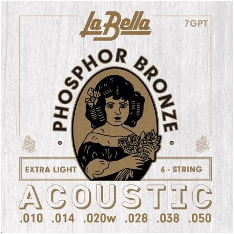 La Bella 7GPT Extra Light - Струны для акустической гитары;