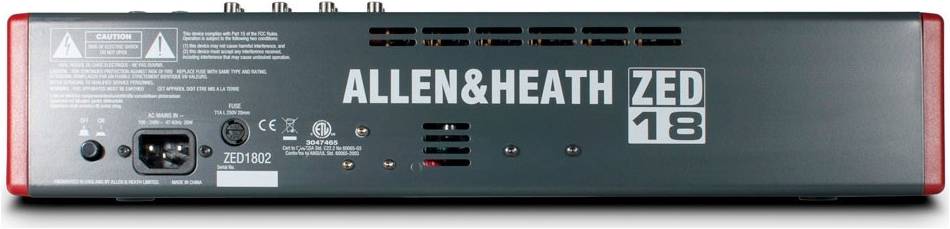 ALLEN&HEATH ZED18 - Микшерный пульт