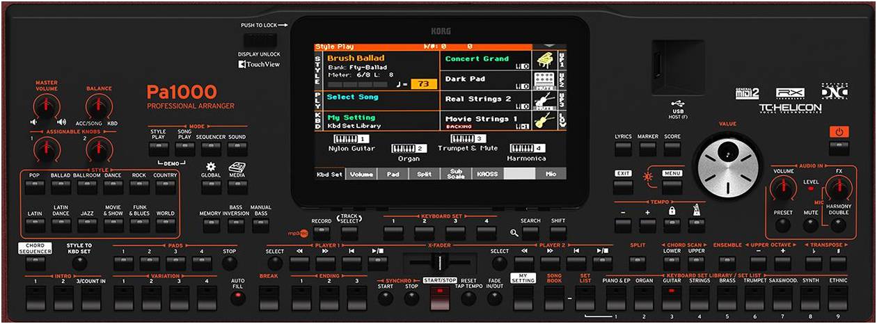 KORG PA1000 - Рабочая станция
