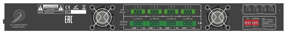 PROAUDIO D4350 - Усилитель мощности трансляционный