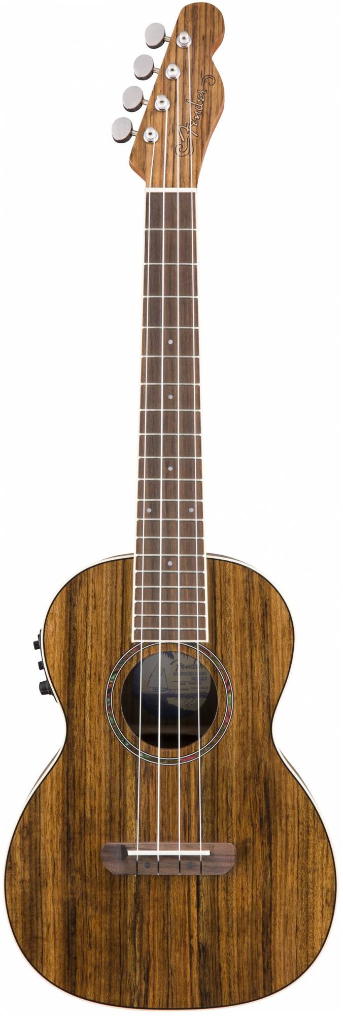 FENDER UKULELE RINCON V2 OVANGKOL NAT WB укулеле тенор электроакустическое,...