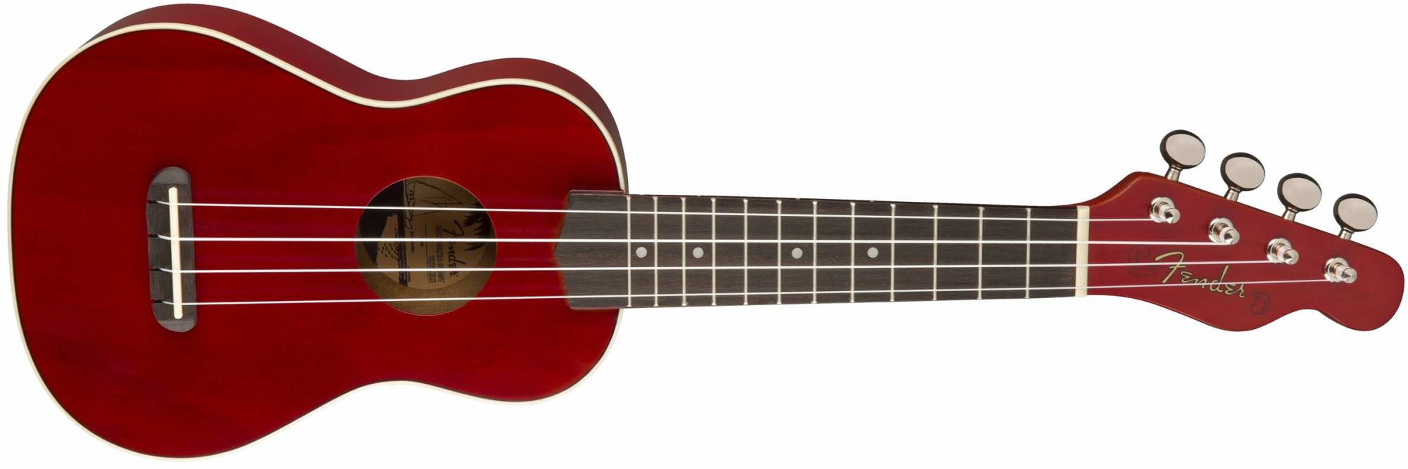 FENDER UKULELE VENICE CHERRY - Укулеле сопрано