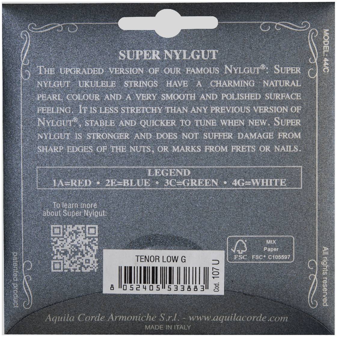 AQUILA 107U - Струны для укулеле тенор