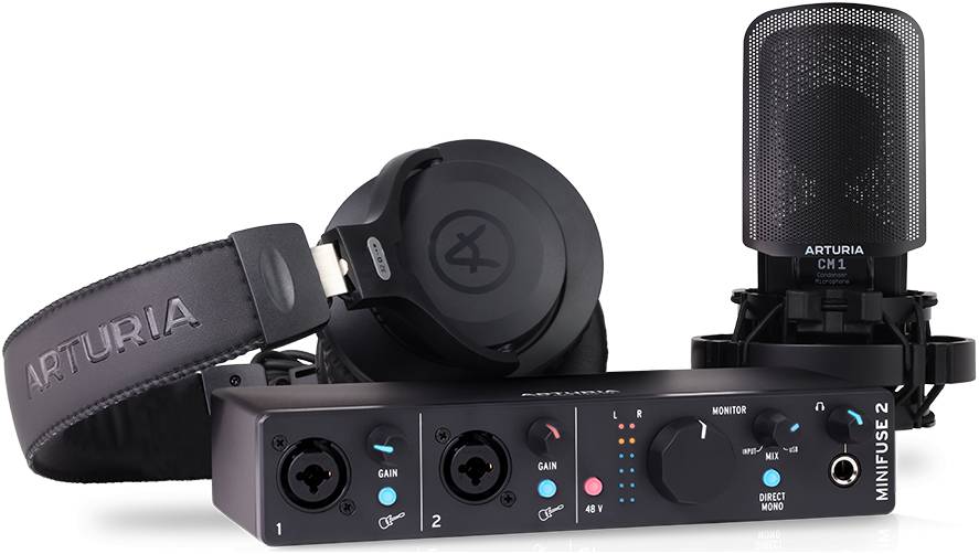 ARTURIA MiniFuse Recording Pack Black - Звуковая карта