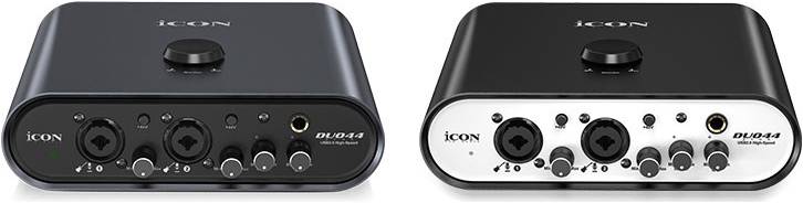 ICON Duo44 Dyna B/W - аудиоинтерфейс USB, АЦП/ЦАП: 24бит/192кГц, MIDI.