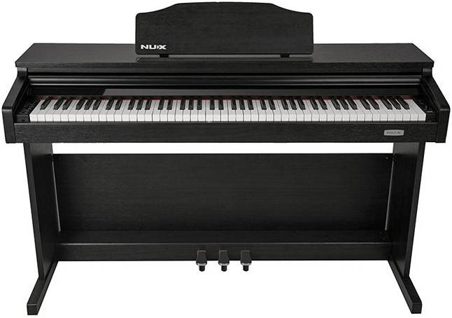 NUX WK-520-BROWN Цифровое пианино на стойке с педалями, тёмно-коричневое,...