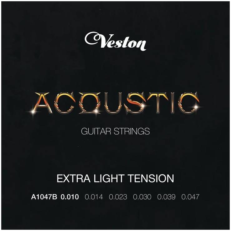 VESTON A1047B - Струны для акустической гитары