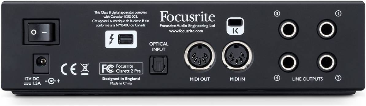 FOCUSRITE Clarett 2Pre USB - Звуковая карта
