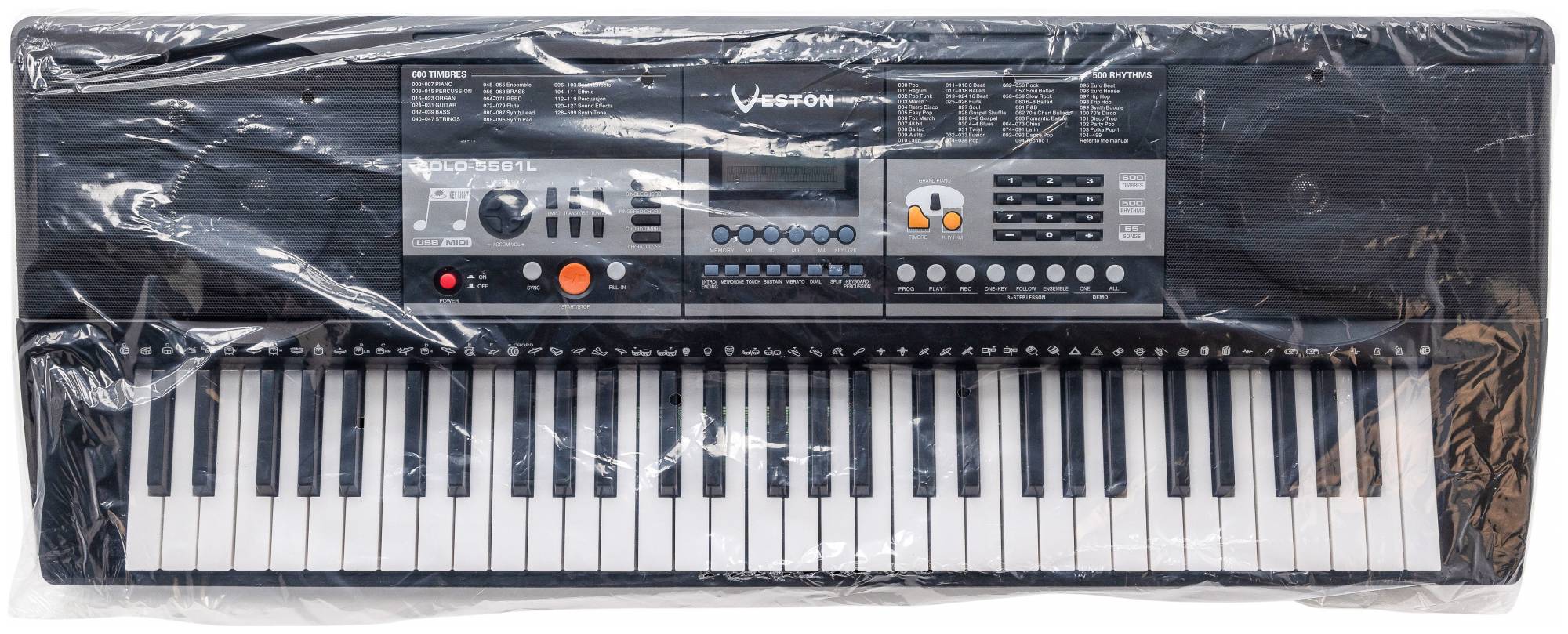 VESTON SOLO-5561 L - Синтезатор с подсветкой клавиш