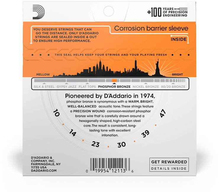 D'ADDARIO EJ15 - Струны для акустической гитары