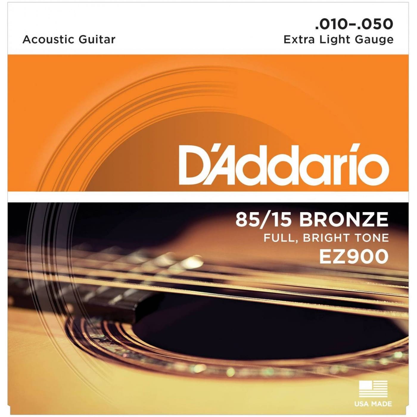 D'ADDARIO EZ900 - Струны для акустической гитары Extra Light 10-50