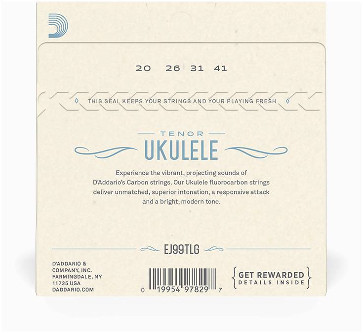 D'ADDARIO EJ99TLG - Струны для укулеле тенор