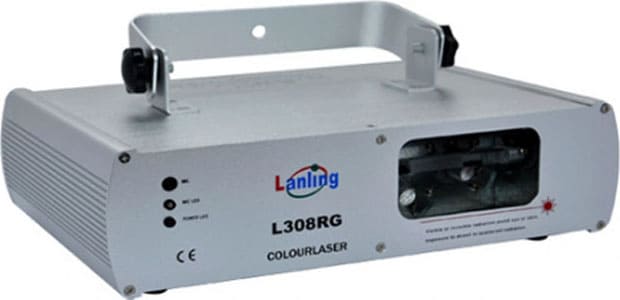 Lanling L308 RG - Лазер двухцветный RG. Звуковая активация, AUTO, DMX512, Master/ Slave
