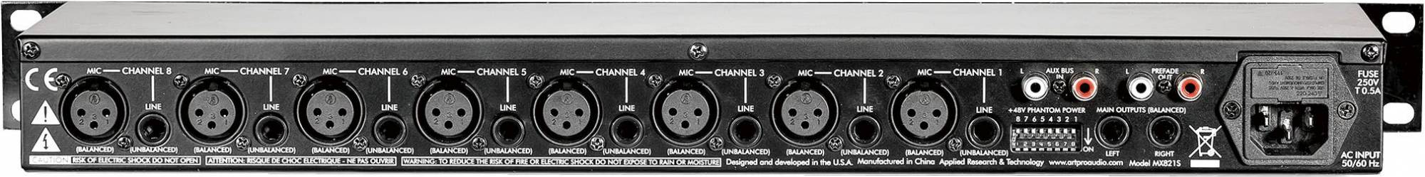ART MX821S - Микшерный пульт
