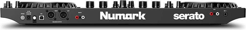 NUMARK NS4FX - DJ-контроллер 4-х канальный, 2 сенсорных 6-дюймовых джога.