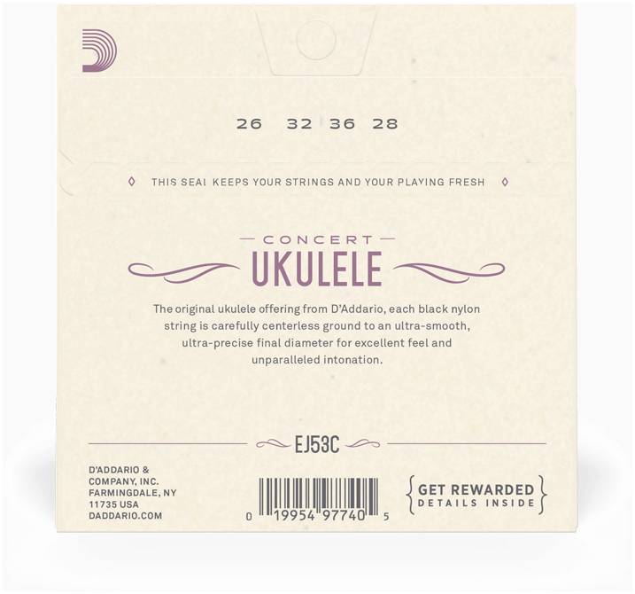 D'ADDARIO EJ53 C - Струны для укулеле концерт