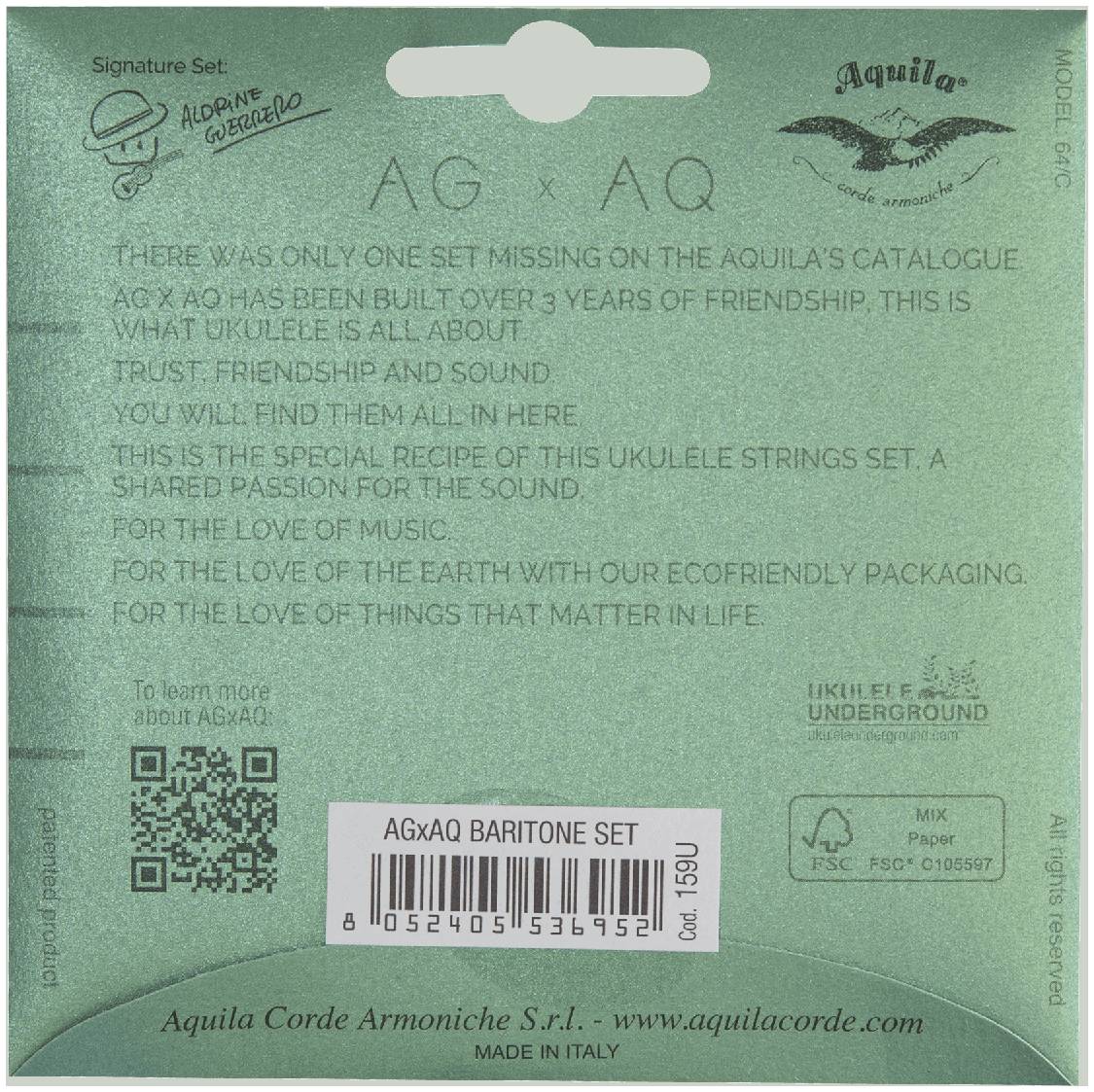AQUILA 159U - Струны для укулеле баритон