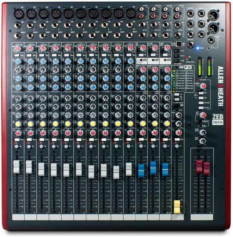 ALLEN&HEATH ZED16FX - Микшерный пульт