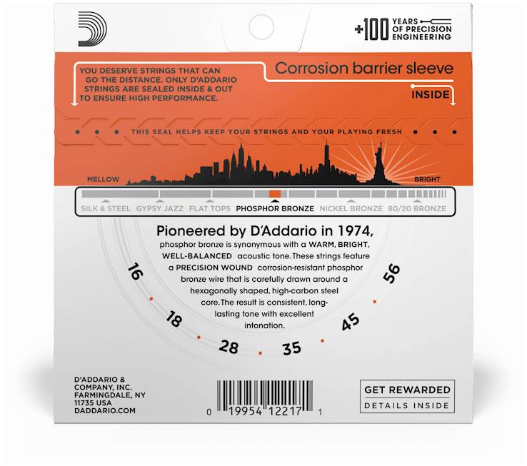 D'ADDARIO EJ42 - Струны для акустической гитары