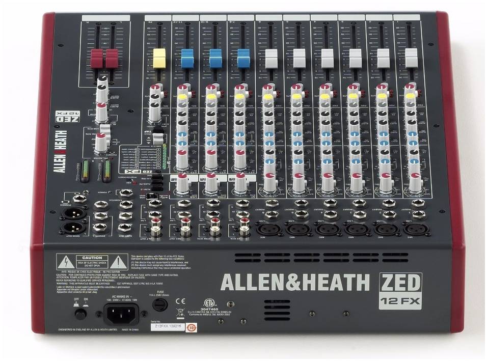 ALLEN&HEATH ZED12FX - Микшерный пульт