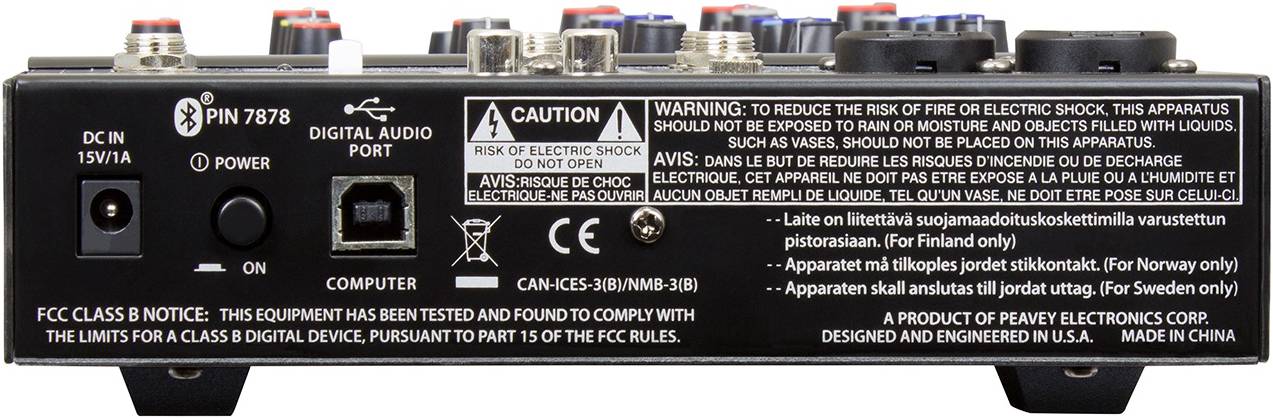 PEAVEY PV 6 BT - Микшерный пульт