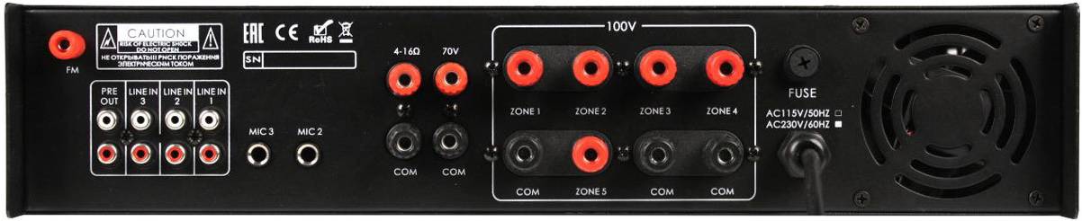 PROAUDIO MA-6350UF - Усилитель мощности