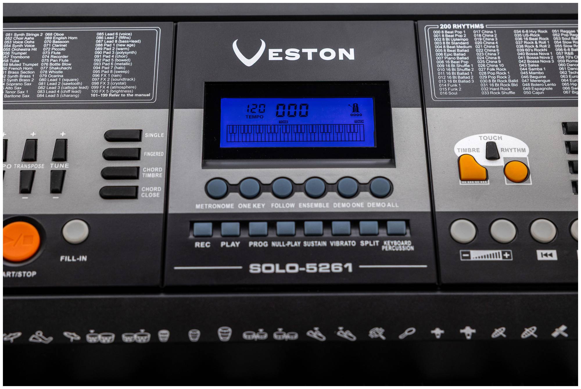 VESTON SOLO-5261 - Синтезатор с автоаккомпанементом