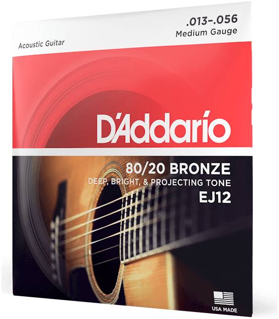 D'ADDARIO EJ12 - Струны для акустической гитары