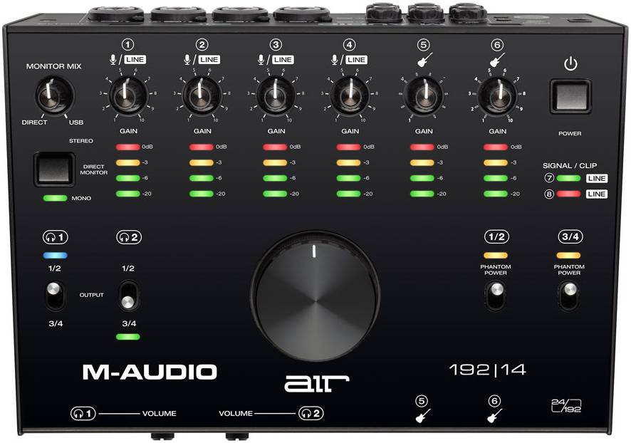 M-AUDIO AIR 192 | 14 - аудиоинтерфейс USB 24бит/192кГц.