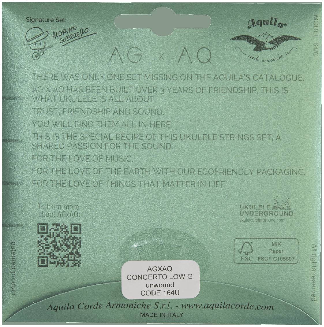 AQUILA 164U - Струны для укулеле концерт