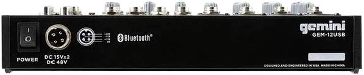 GEMINI GEM-12USB - Микшерный пульт