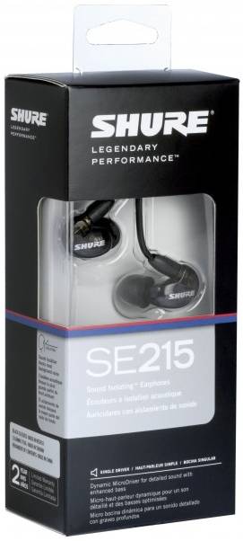 SHURE SE215-K - Наушники вставные