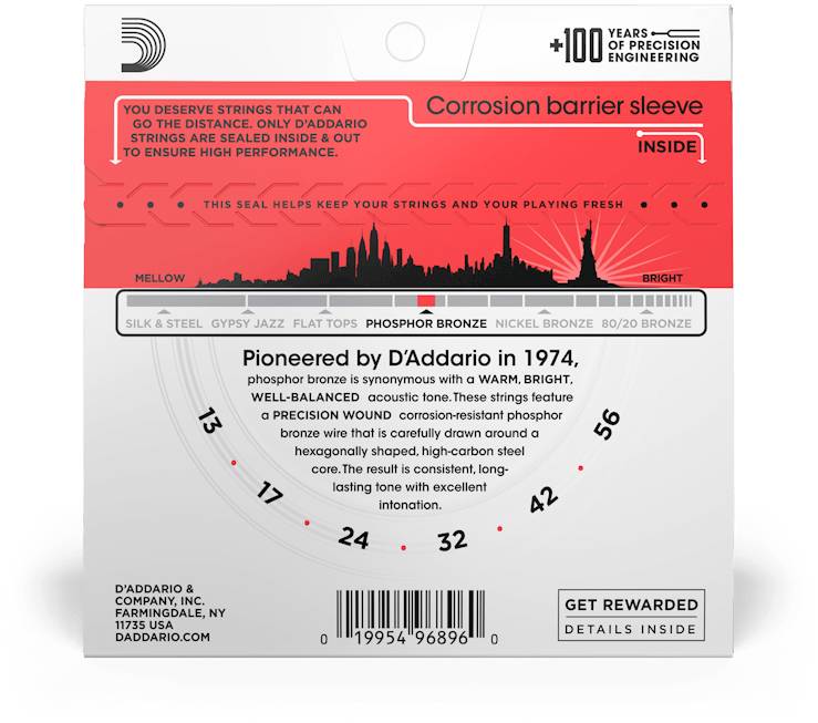 D'ADDARIO EJ24 - Струны для акустической гитары