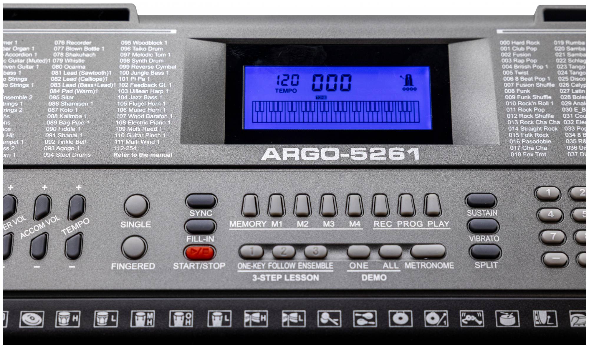 VESTON ARGO-5261 - Синтезатор с автоаккомпанементом