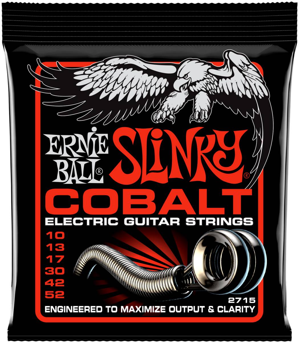 ERNIE BALL 2715 Cobalt Slinky Skinny Top Heavy Bottom 10-52 - Струны для электрогитары